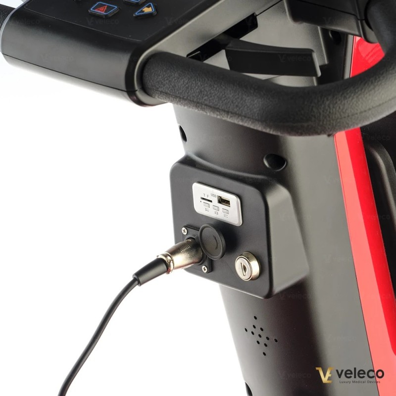 Veleco JUMPY: skuter inwalidzki z pełnym zawieszeniem
