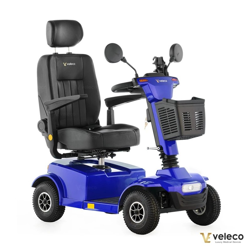 Veleco JUMPY: mobility scooter with full suspension