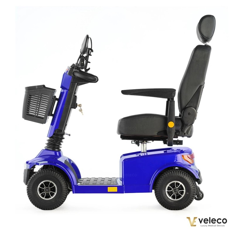 Veleco JUMPY: mobility scooter with full suspension