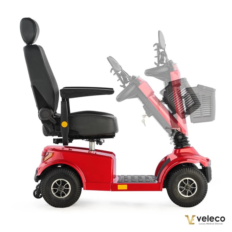 Veleco JUMPY: mobility scooter with full suspension