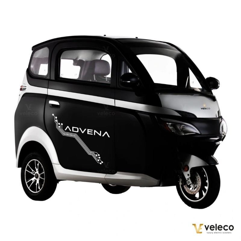 Veleco ADVENA: 2-seater enclosed moped that looks like a car