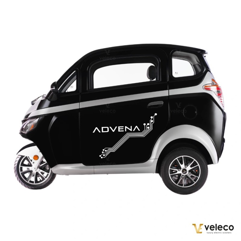 Veleco ADVENA: 2-seater enclosed moped that looks like a car