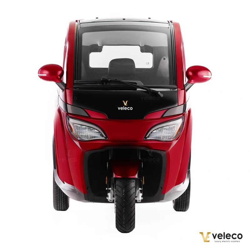 Veleco ADVENA: 2-osobowy zabudowany motorower mini samochód