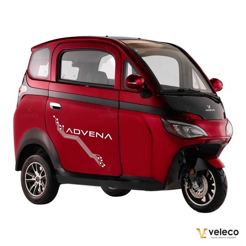 Veleco ADVENA: 2-osobowy zabudowany motorower mini samochód