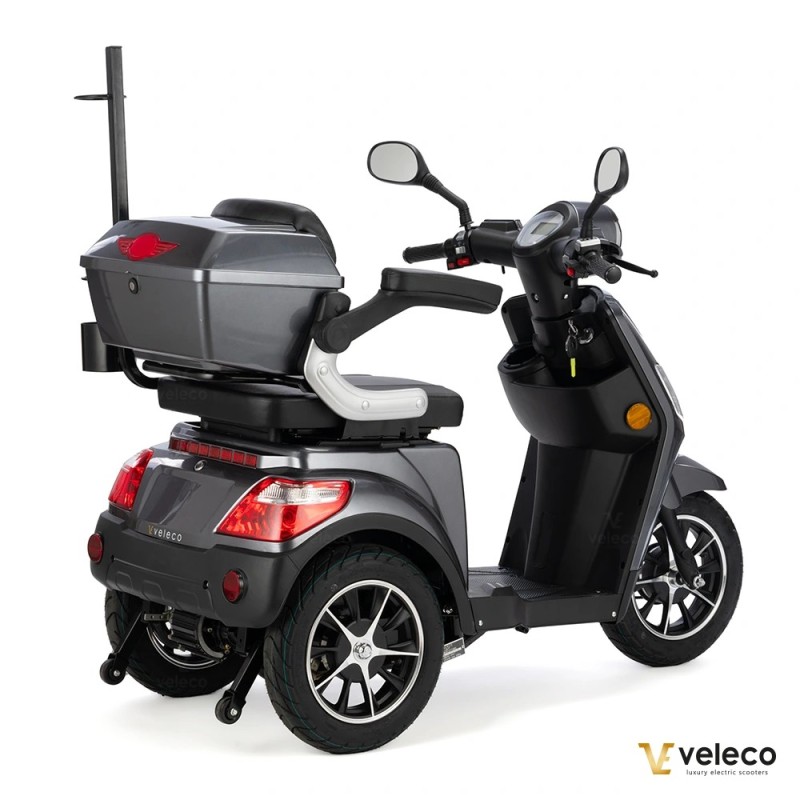 Veleco DRACO – 3-wheeled mobility scooter with extra equipment