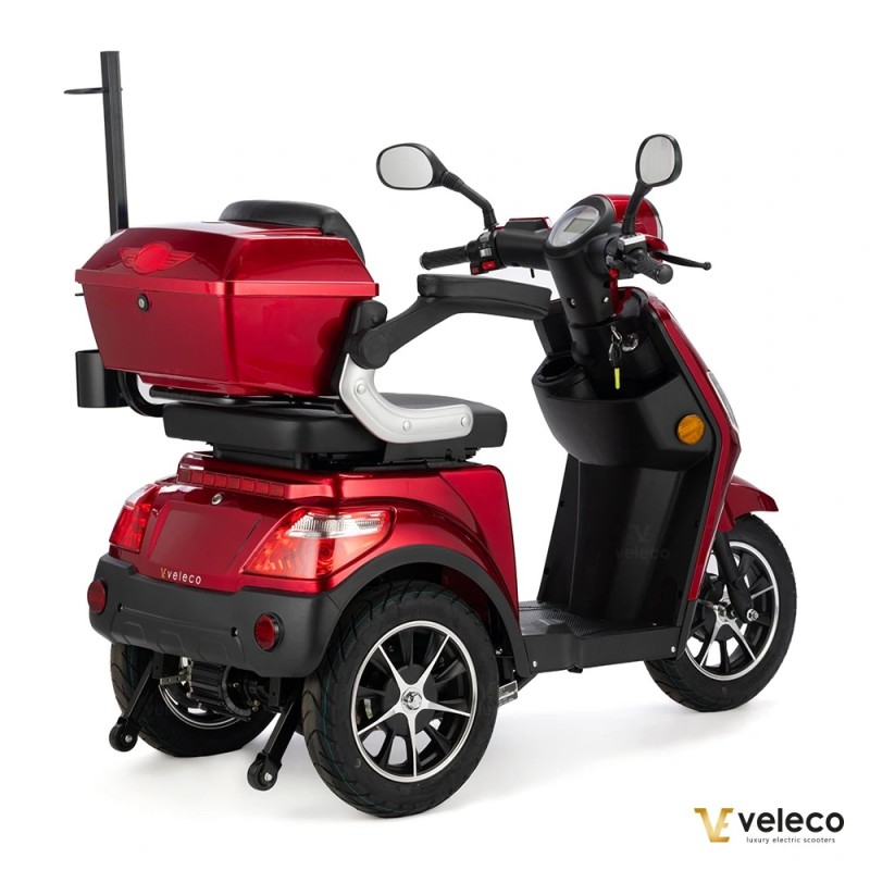 Veleco DRACO – 3-wheeled mobility scooter with extra equipment