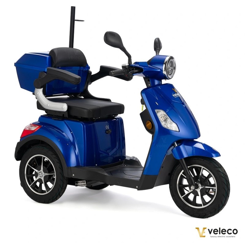 Veleco DRACO – 3-wheeled mobility scooter with extra equipment