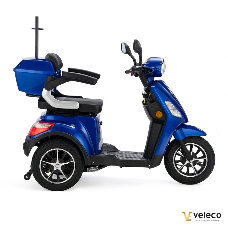 Veleco DRACO – 3-wheeled mobility scooter with extra equipment