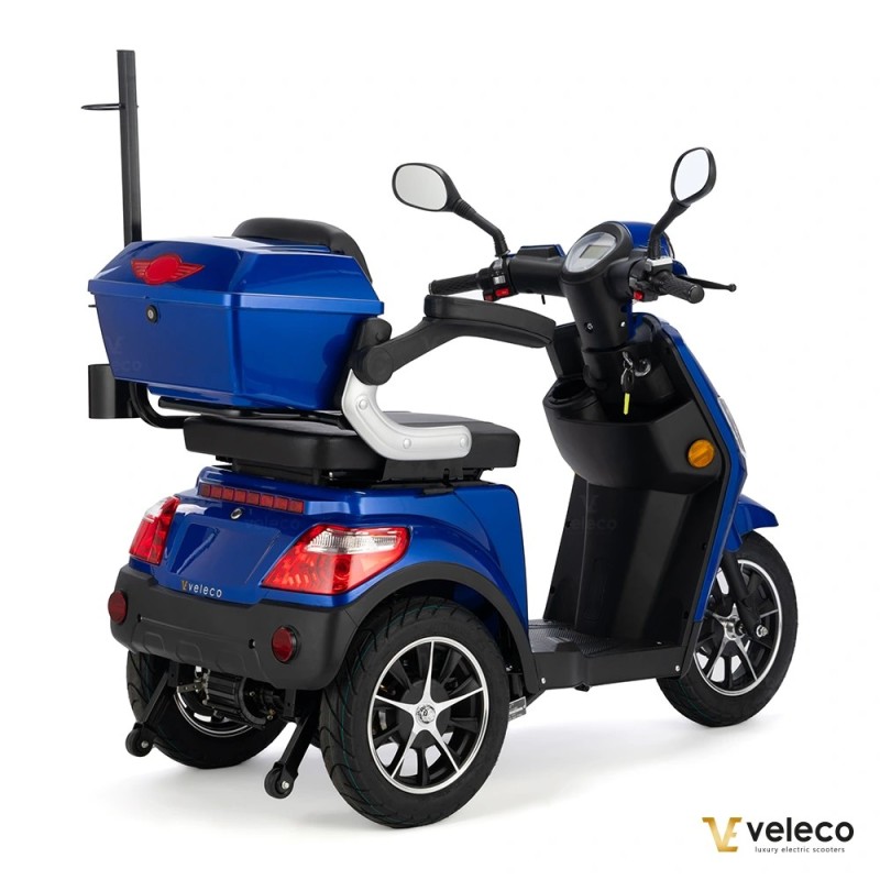 Veleco DRACO – 3-wheeled mobility scooter with extra equipment