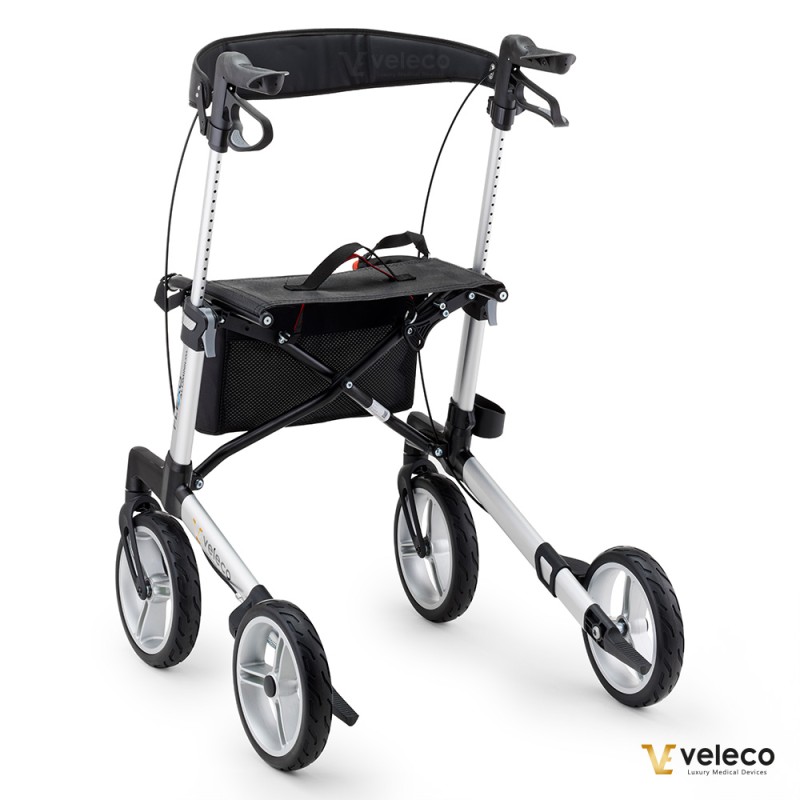 Veleco FLEXO Aluminium: lekki, składany balkonik rehabilitacyjny