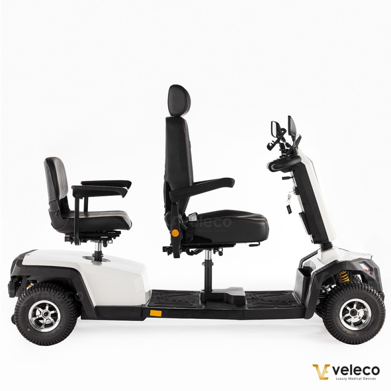 Veleco SHARPY TWIN: skuter inwalidzki z podwójnym siedzeniem