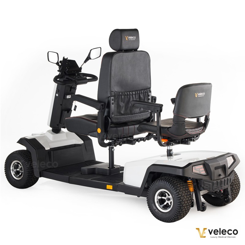 Veleco SHARPY TWIN: skuter inwalidzki z podwójnym siedzeniem