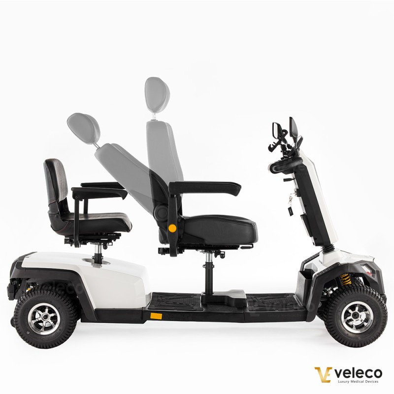 Veleco SHARPY TWIN: skuter inwalidzki z podwójnym siedzeniem