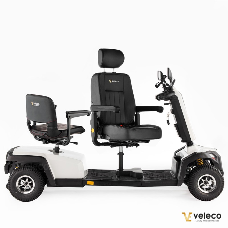 Veleco SHARPY TWIN: skuter inwalidzki z podwójnym siedzeniem