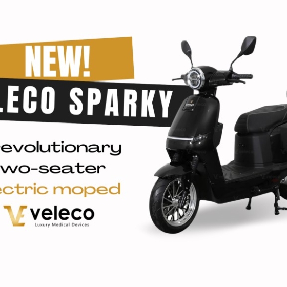 Veleco SPARKY – a revolutionary two-seater electric moped